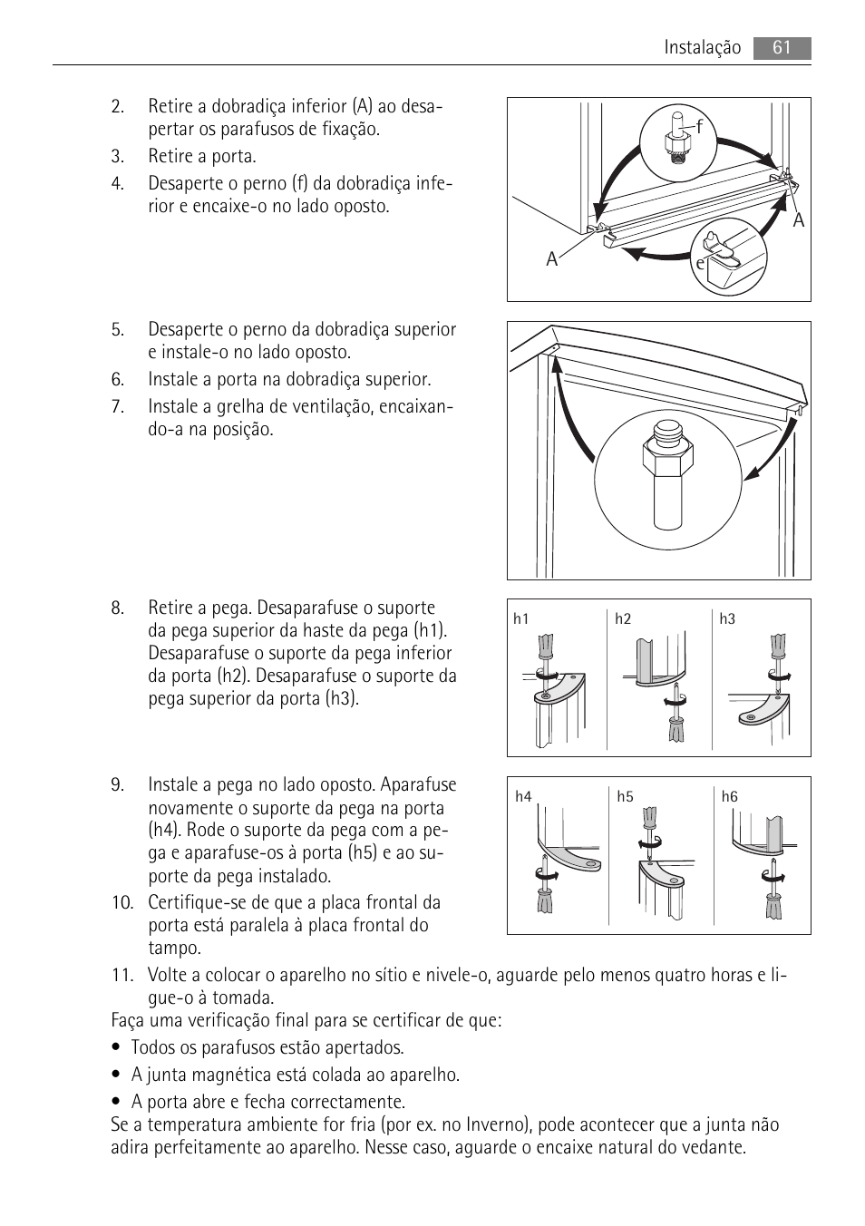 AEG S84000KMX0 User Manual | Page 61 / 84