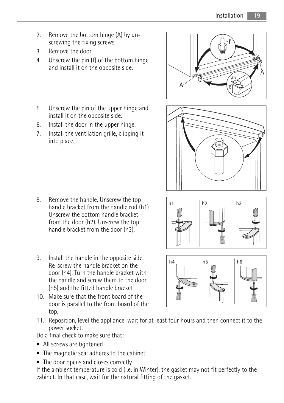 AEG S84000KMX0 User Manual | Page 19 / 92