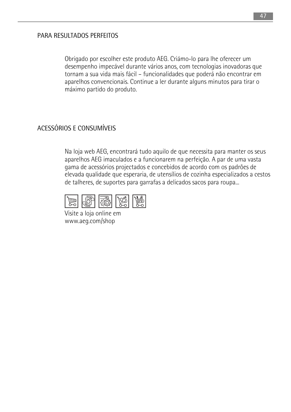 AEG S84000KMX0 User Manual | Page 47 / 92