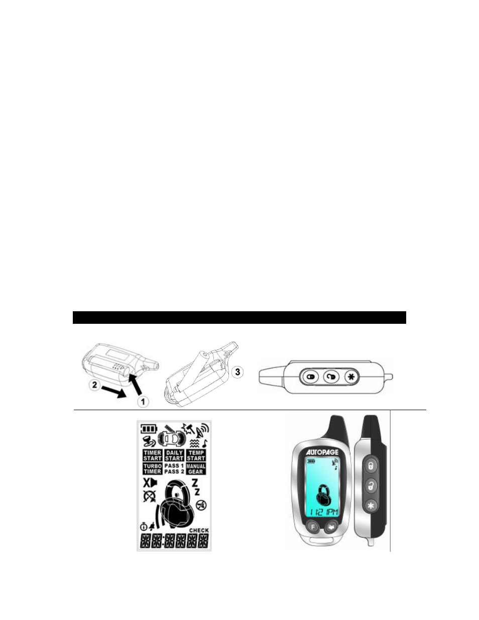 Lcd remote control transceiver | AutoPage C3-RS-730 LCD User Manual | Page 2 / 21