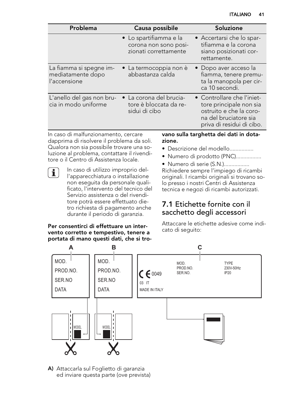 AEG HG694340XB User Manual | Page 41 / 76