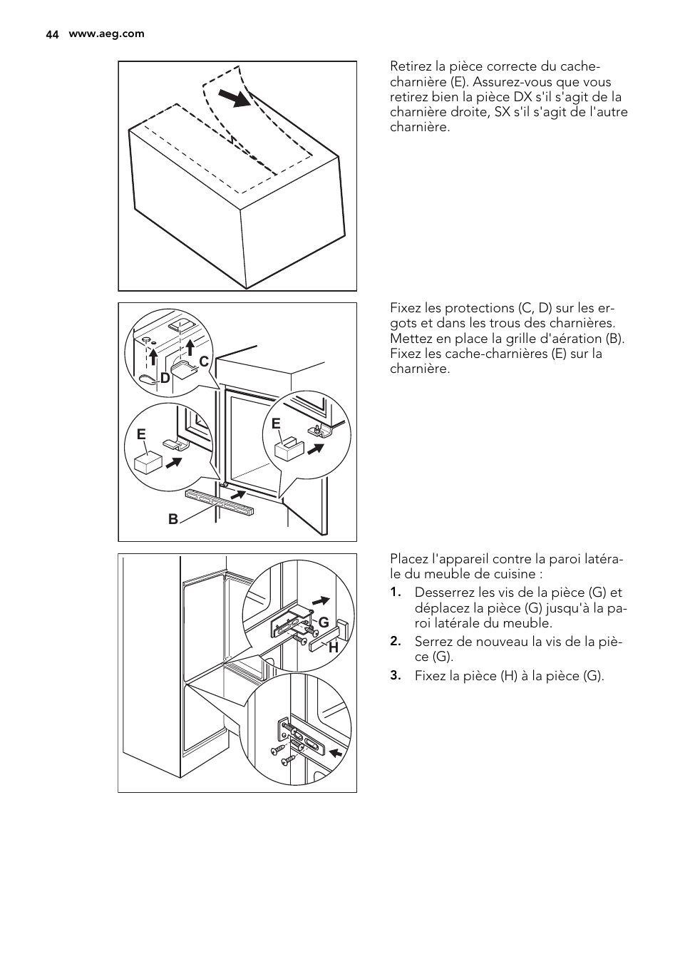 AEG SKS81240F0 User Manual | Page 44 / 72