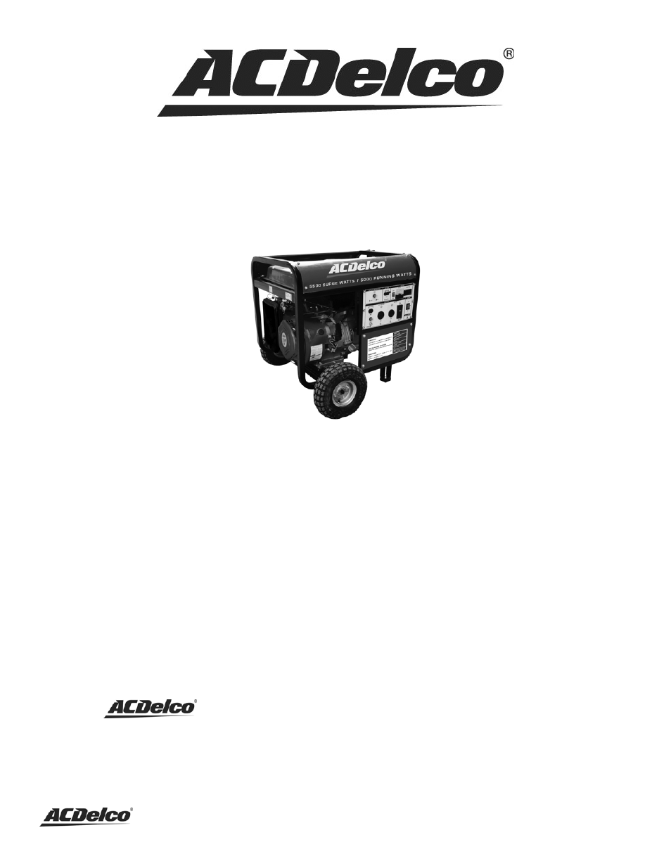 ACDelco AC-G0003 User Manual | 37 pages