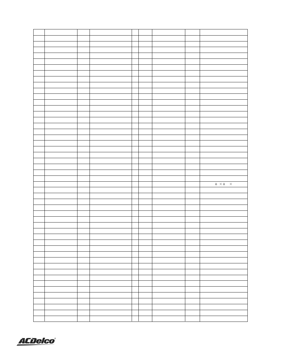 Wiring diagram, Parts list | ACDelco AC-G0003 User Manual | Page 28 / 37