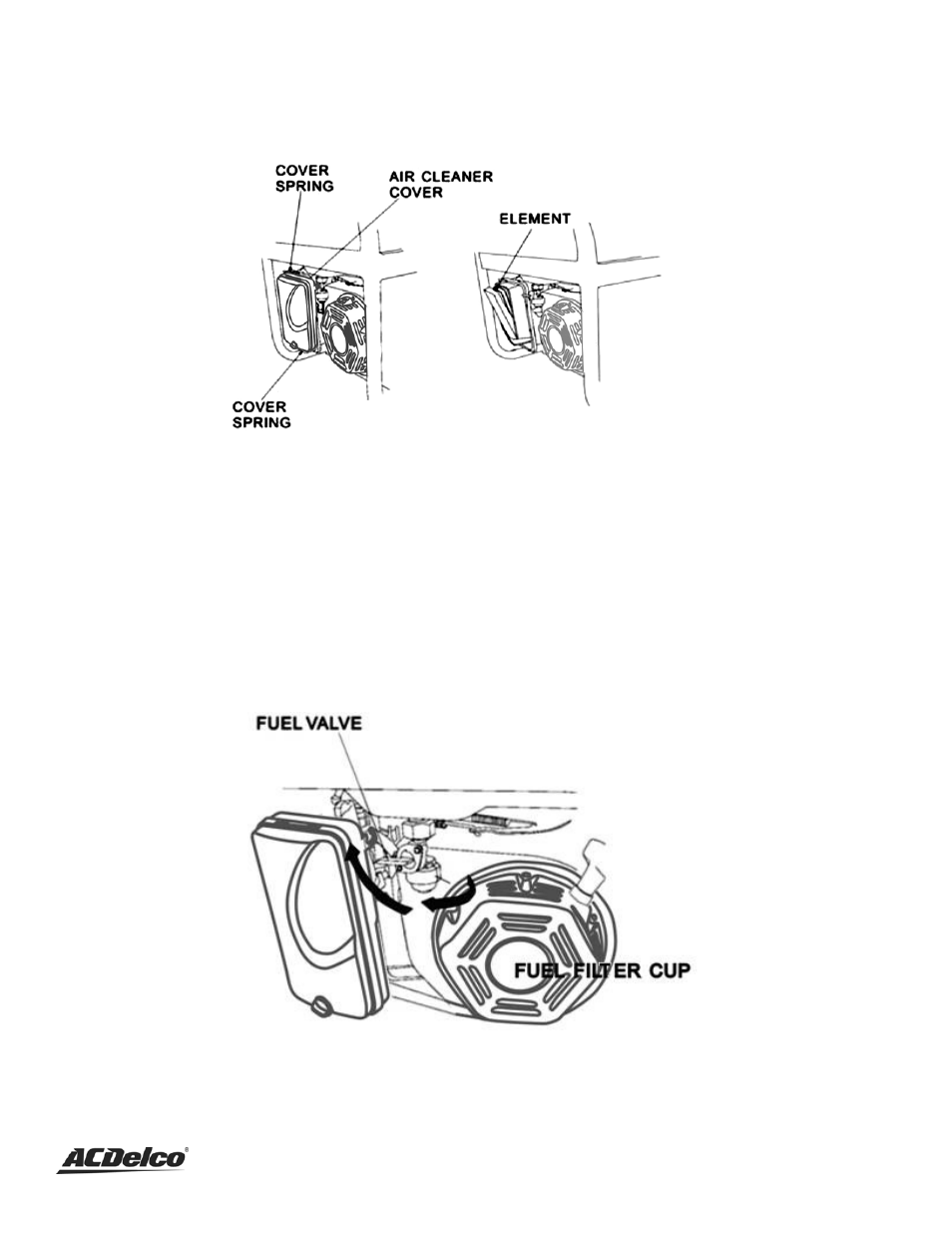 Fuel filter cup cleaning | ACDelco AC-G0005 User Manual | Page 22 / 36