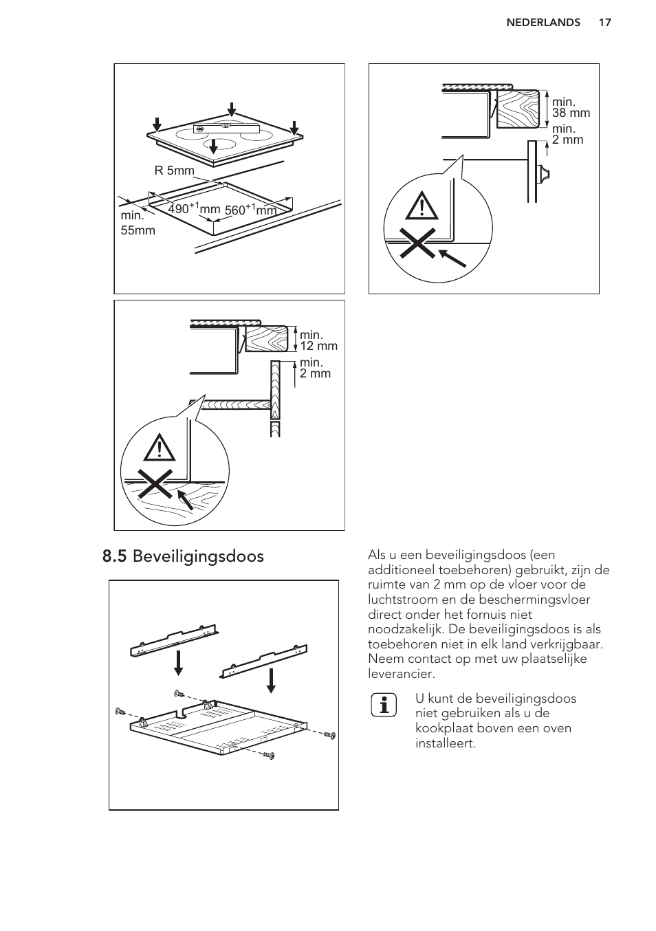 5 beveiligingsdoos | AEG HK673532FB User Manual | Page 17 / 76