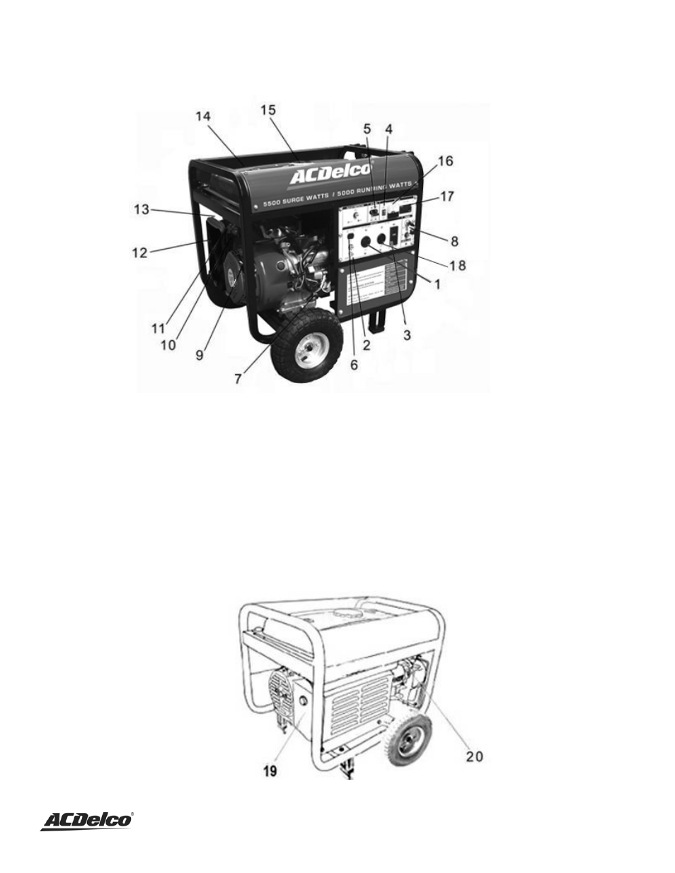 Generator components | ACDelco AC-G0004 User Manual | Page 10 / 36