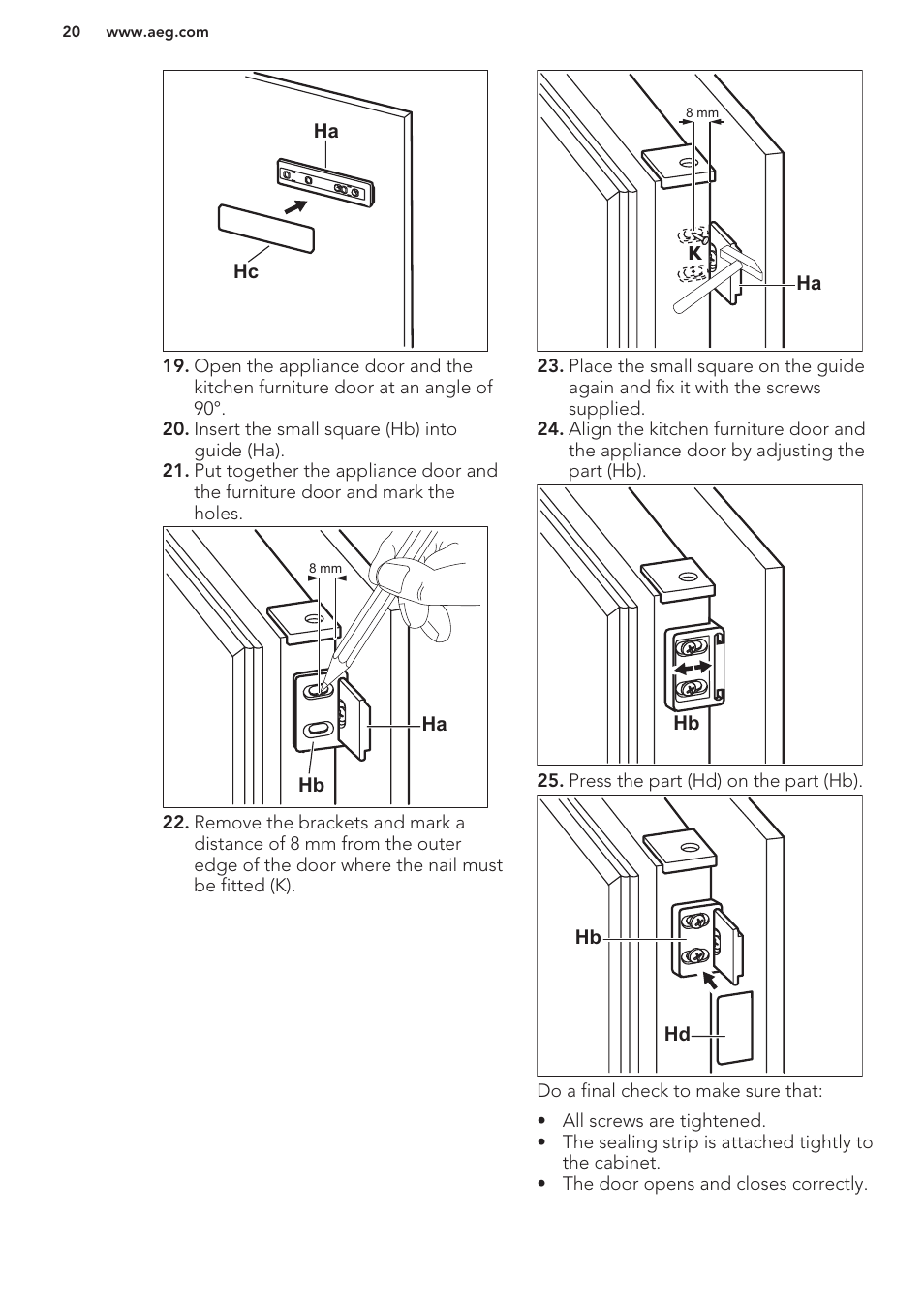 AEG SCS51800S1 User Manual | Page 20 / 72