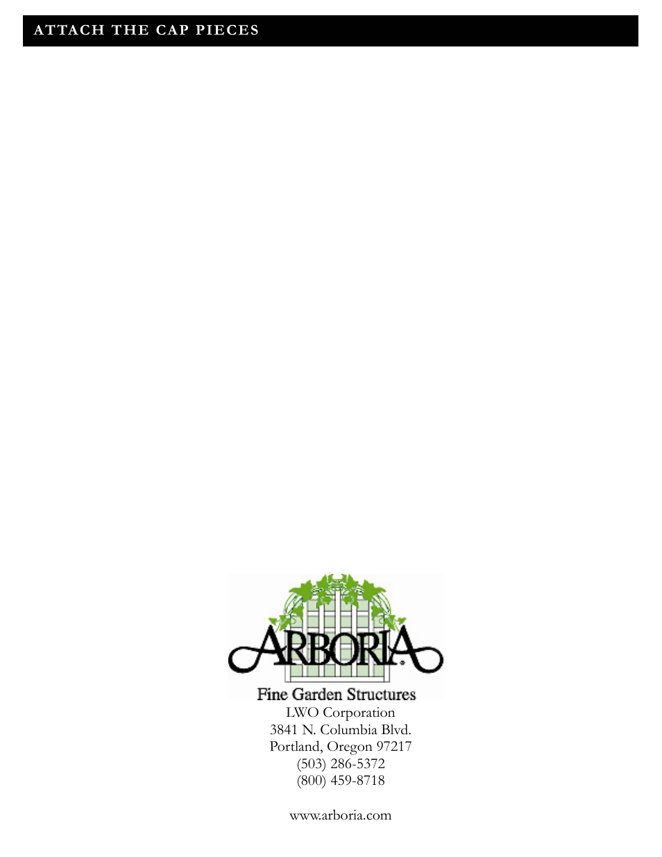 Arboria Pyramid Trellis User Manual | Page 4 / 4