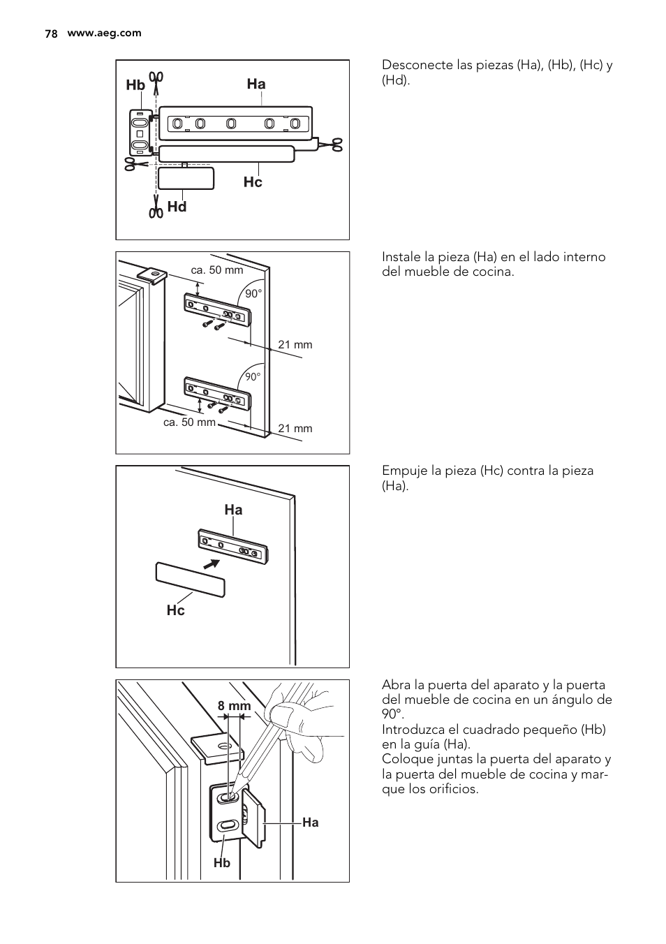 AEG SCN91800C1 User Manual | Page 78 / 84