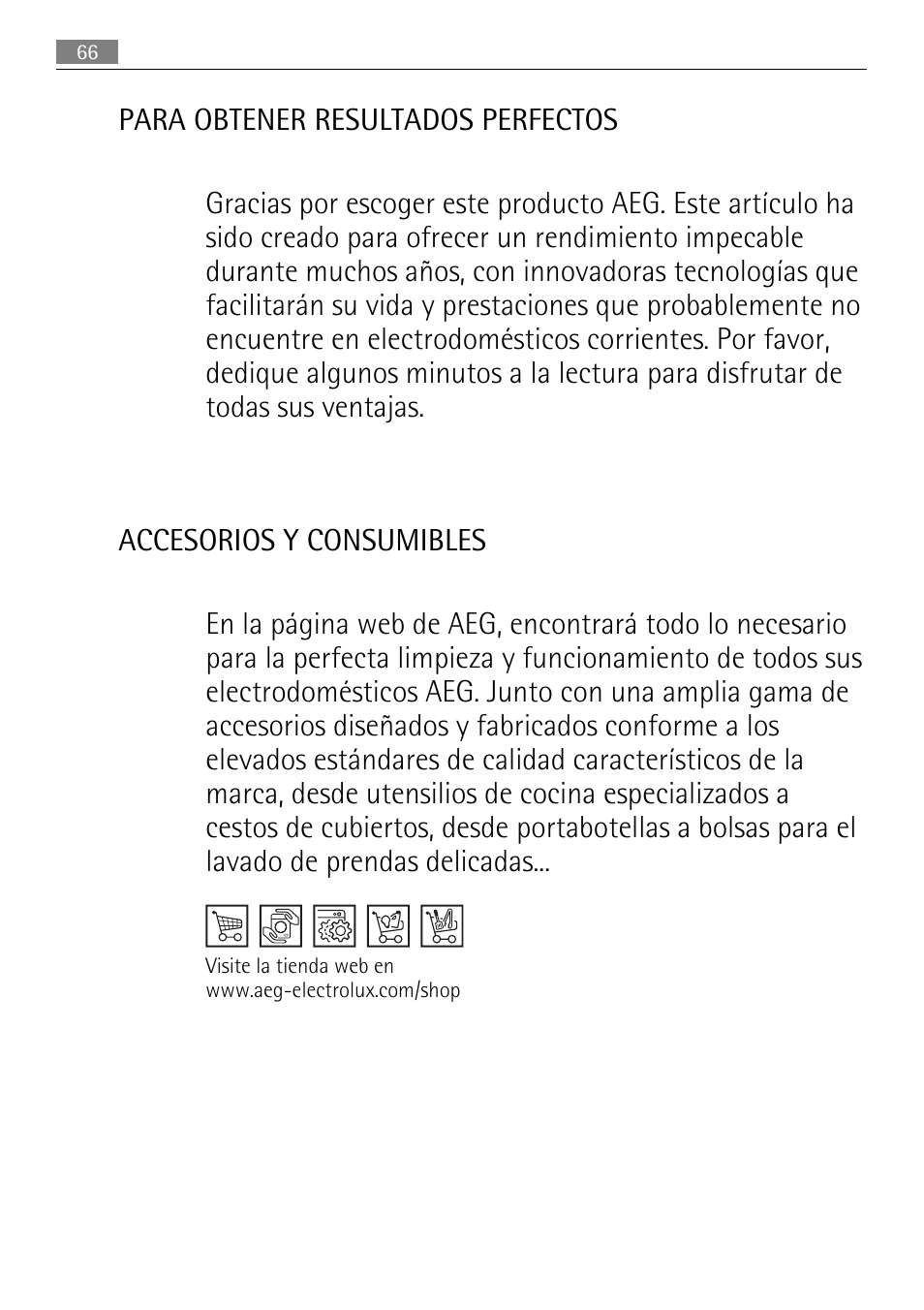 AEG S84000KMX0 User Manual | Page 66 / 88