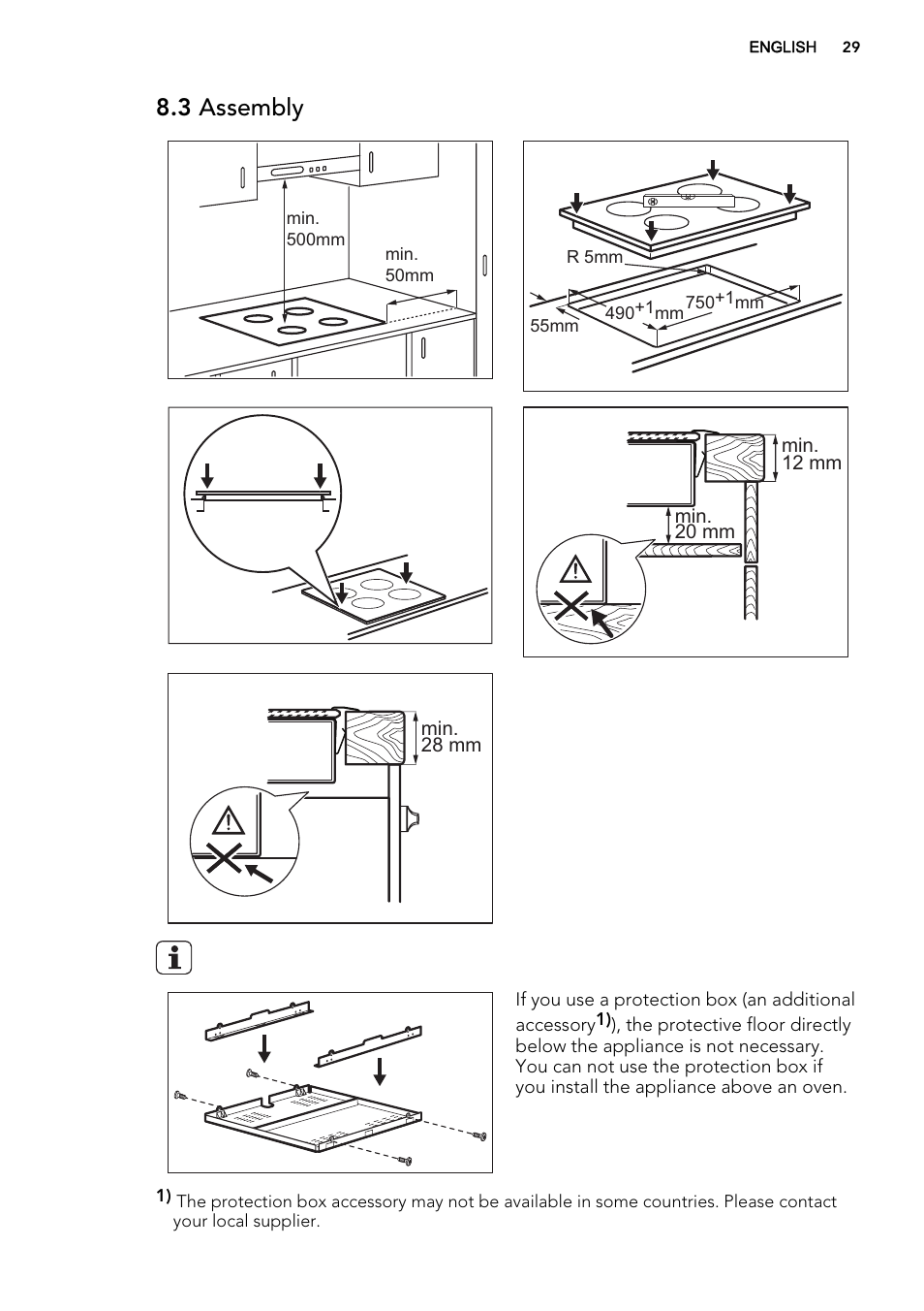 3 assembly | AEG HG654320NM User Manual | Page 29 / 64