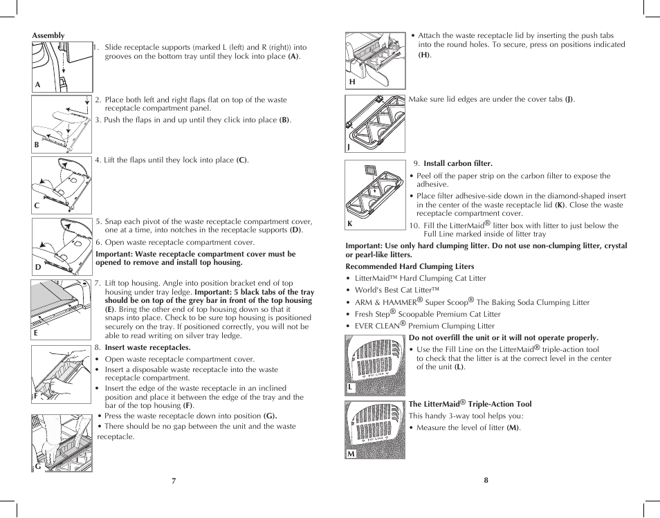 Applica LitterMaid LME5500MR User Manual | Page 5 / 11