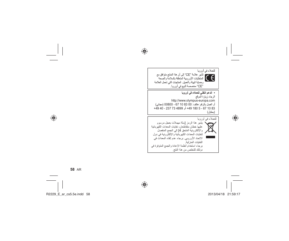 Olympus VF-4 User Manual | Page 56 / 58