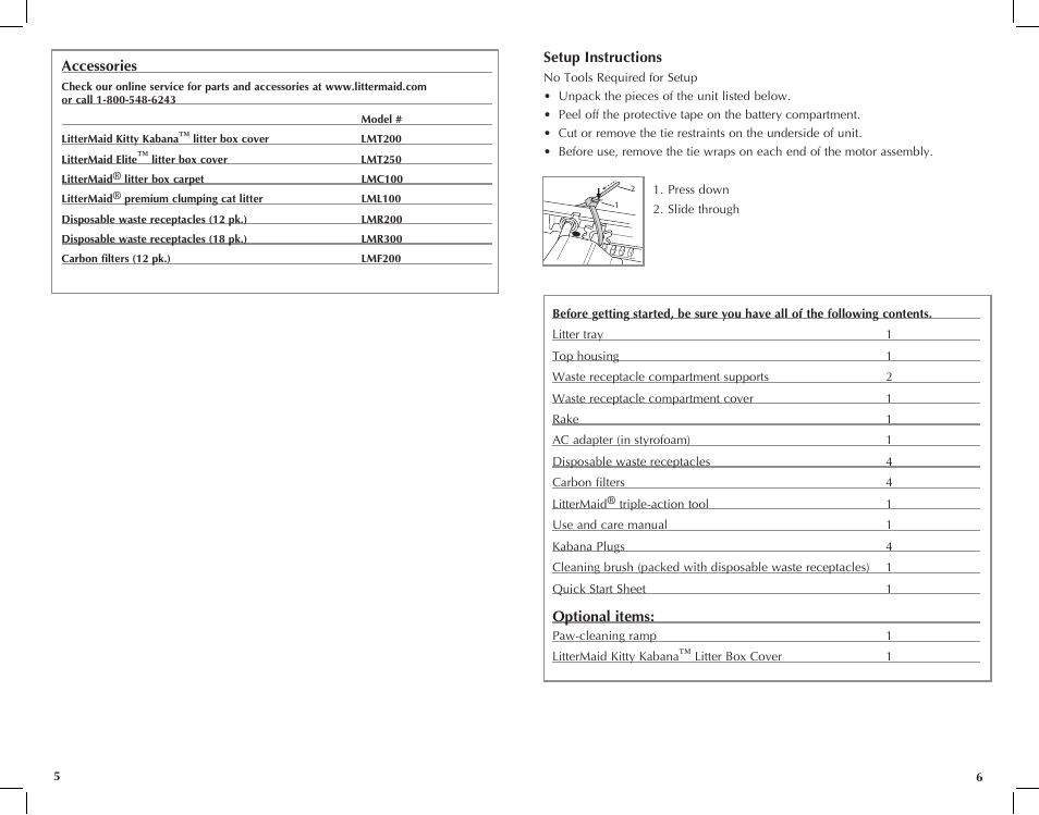 Applica LitterMaid Elite LME5000 User Manual | Page 4 / 11