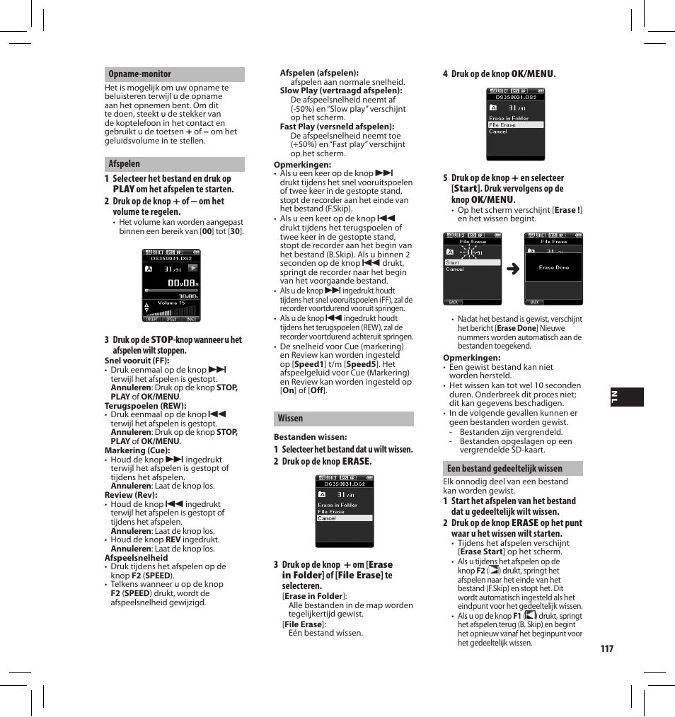 Olympus DS-3500 User Manual | Page 117 / 184