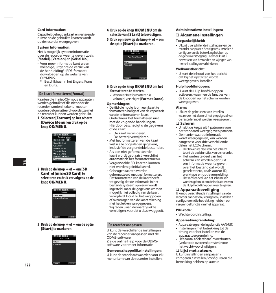 Olympus DS-3500 User Manual | Page 122 / 184