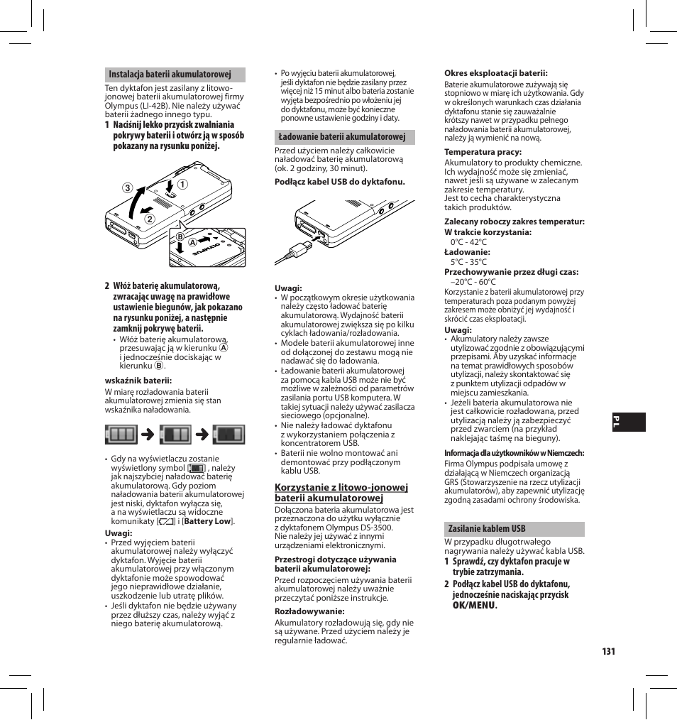 Olympus DS-3500 User Manual | Page 131 / 184