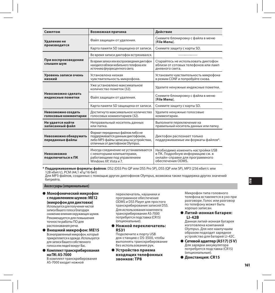 Olympus DS-3500 User Manual | Page 161 / 184