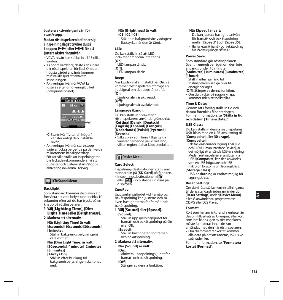 Olympus DS-3500 User Manual | Page 175 / 184