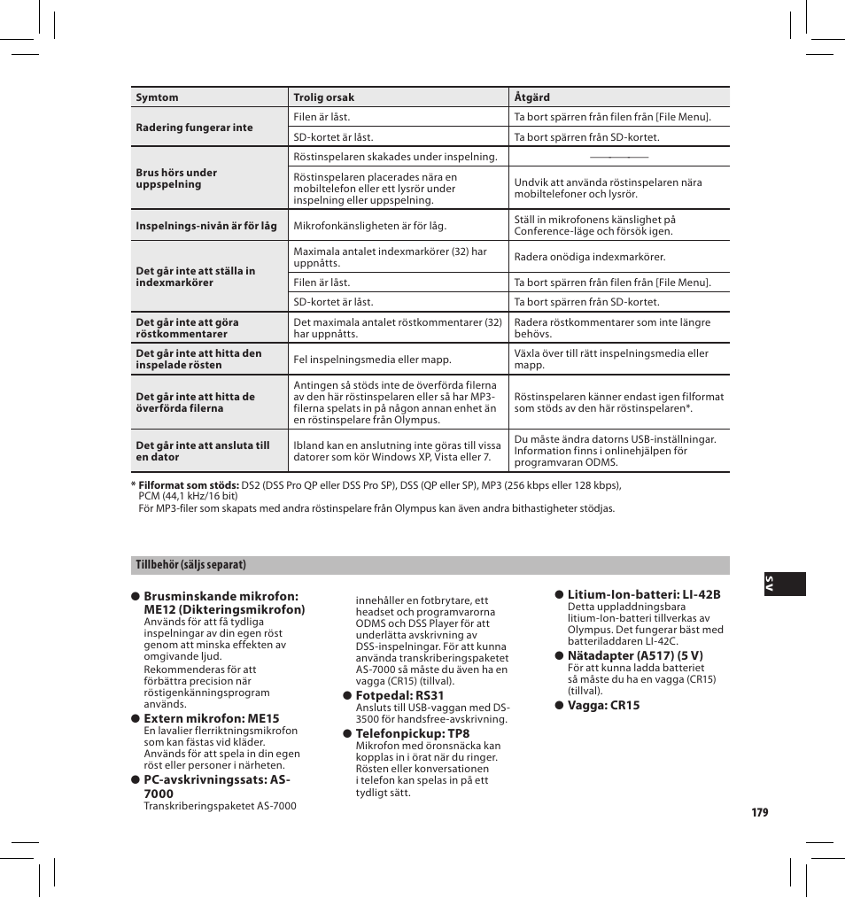 Olympus DS-3500 User Manual | Page 179 / 184
