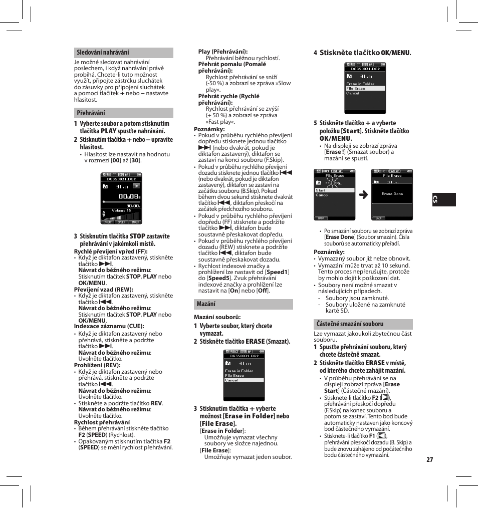 Olympus DS-3500 User Manual | Page 27 / 184