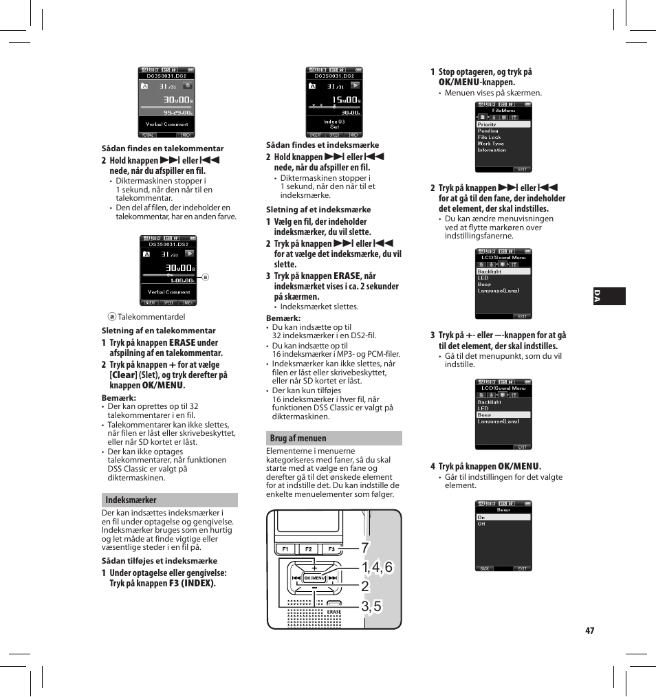 Olympus DS-3500 User Manual | Page 47 / 184