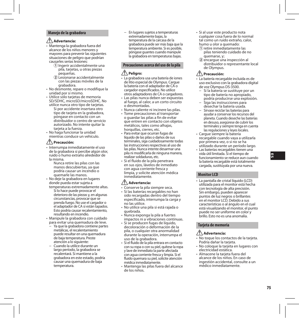 Olympus DS-3500 User Manual | Page 75 / 184