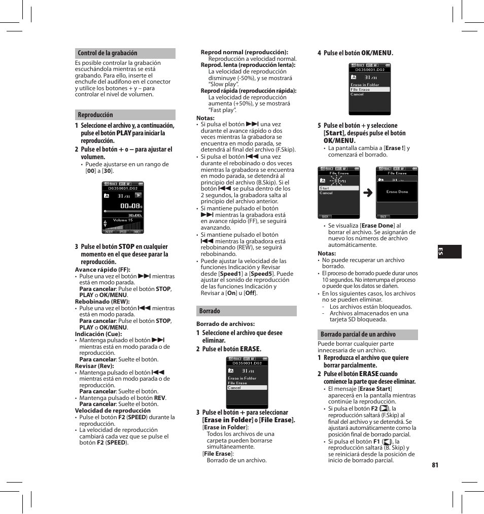 Olympus DS-3500 User Manual | Page 81 / 184