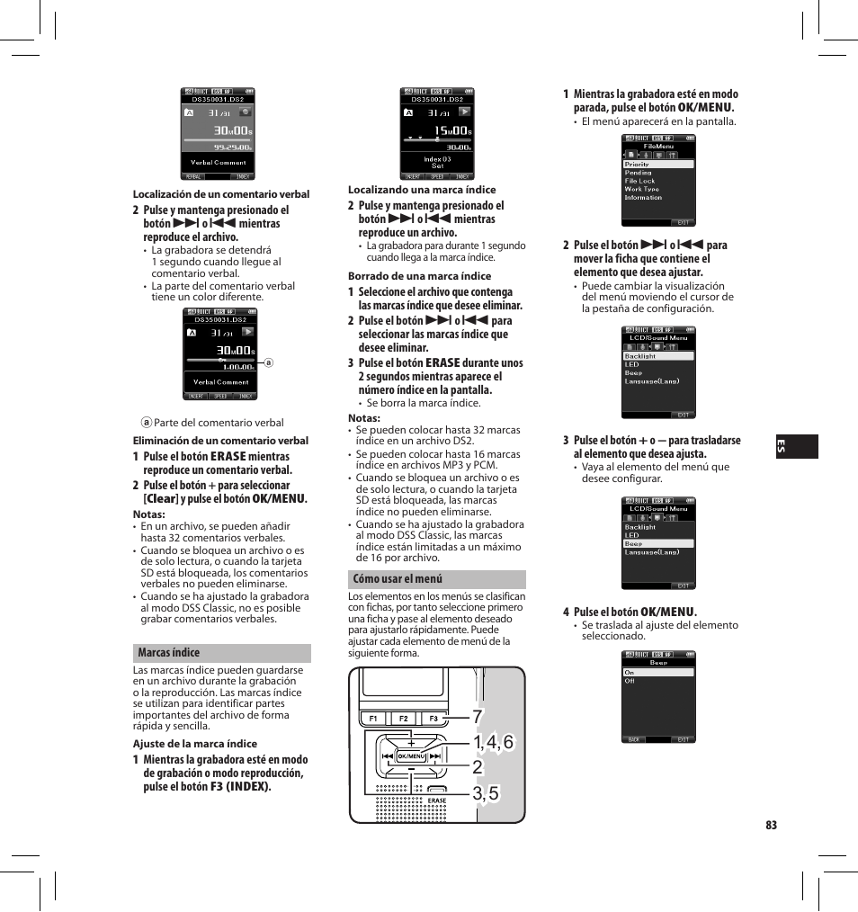 Olympus DS-3500 User Manual | Page 83 / 184