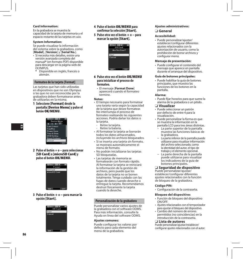 Olympus DS-3500 User Manual | Page 86 / 184