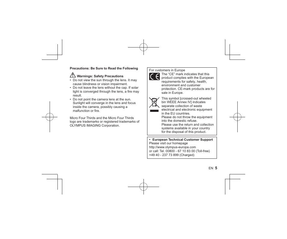 01_l1047_e_en | Olympus M-ZUIKO DIGITAL ED 1442mm 13-55-6 EZ Pancake User Manual | Page 3 / 58