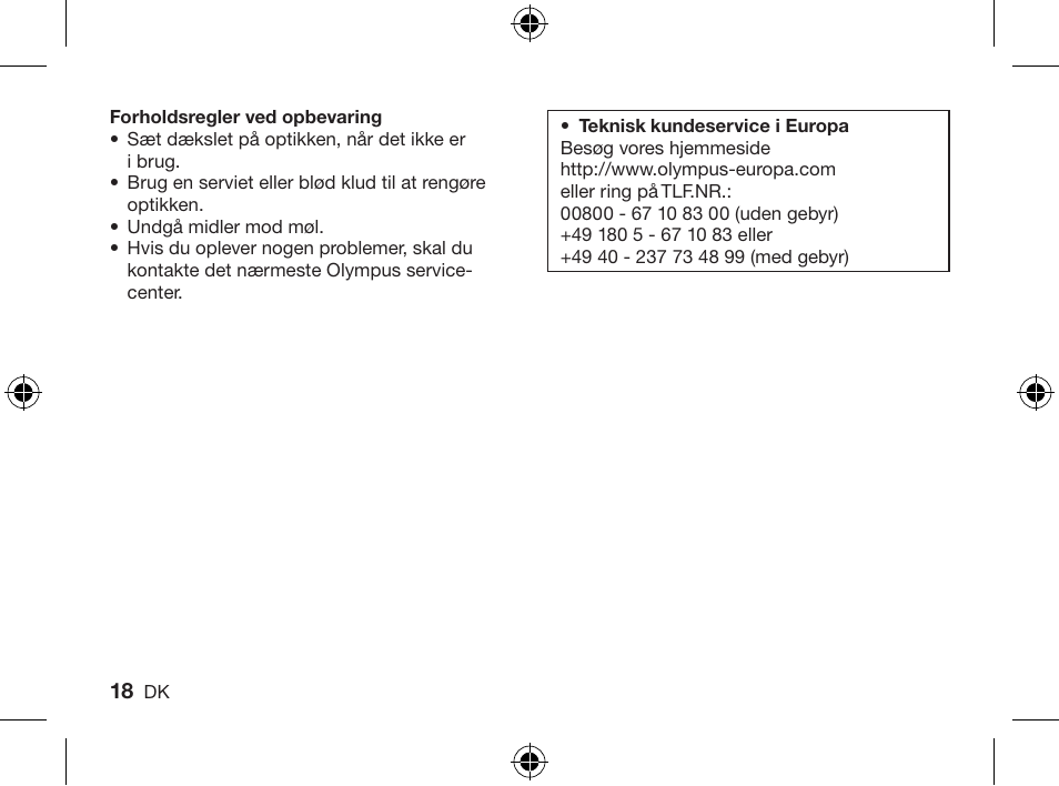 Olympus ZUIKO DIGITAL ED 714mm 14-0 User Manual | Page 16 / 86