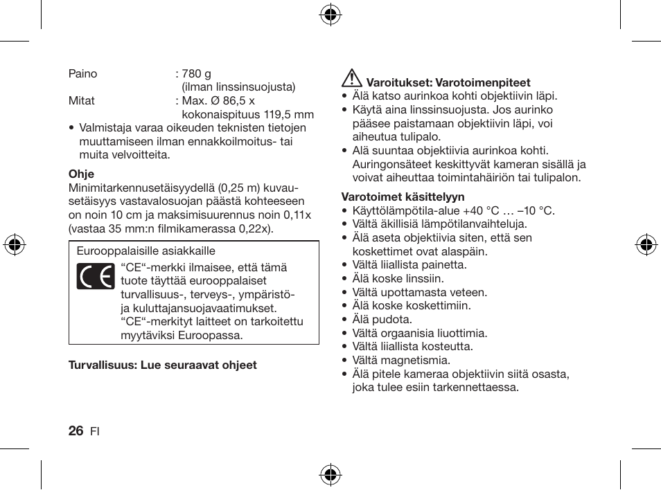 Olympus ZUIKO DIGITAL ED 714mm 14-0 User Manual | Page 24 / 86