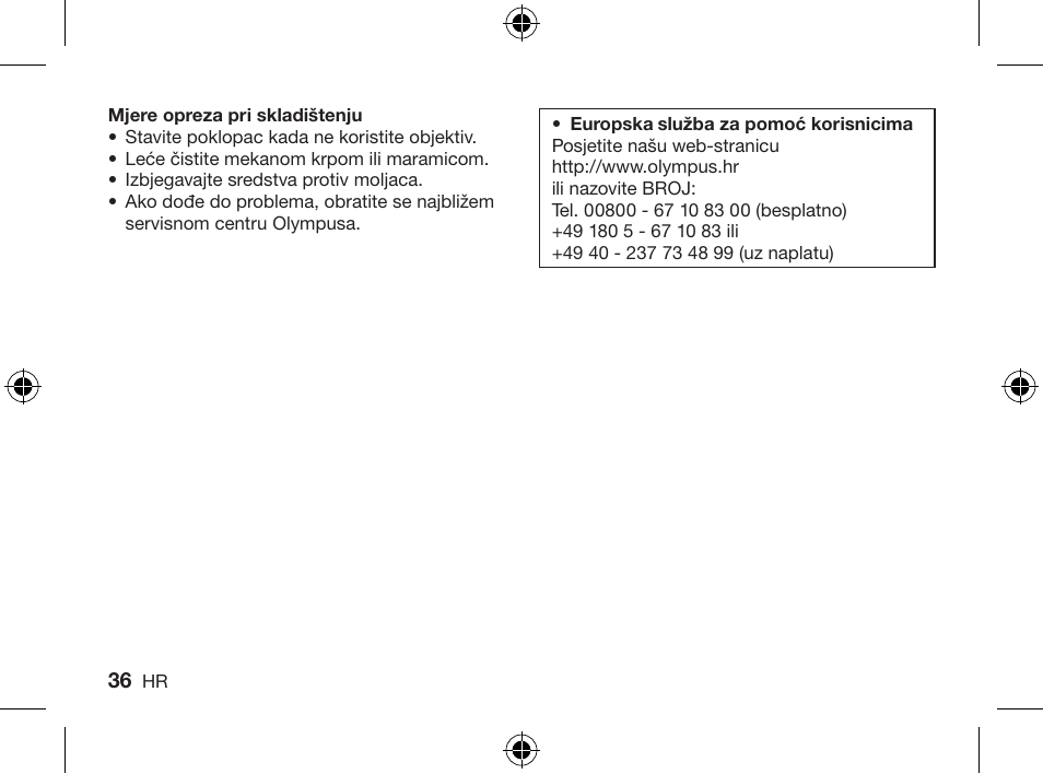 Olympus ZUIKO DIGITAL ED 714mm 14-0 User Manual | Page 34 / 86