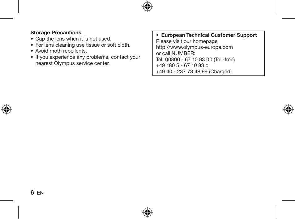 Olympus ZUIKO DIGITAL ED 714mm 14-0 User Manual | Page 4 / 86