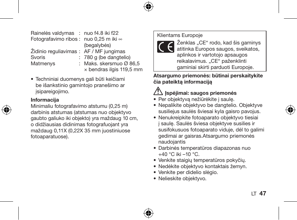 Olympus ZUIKO DIGITAL ED 714mm 14-0 User Manual | Page 45 / 86