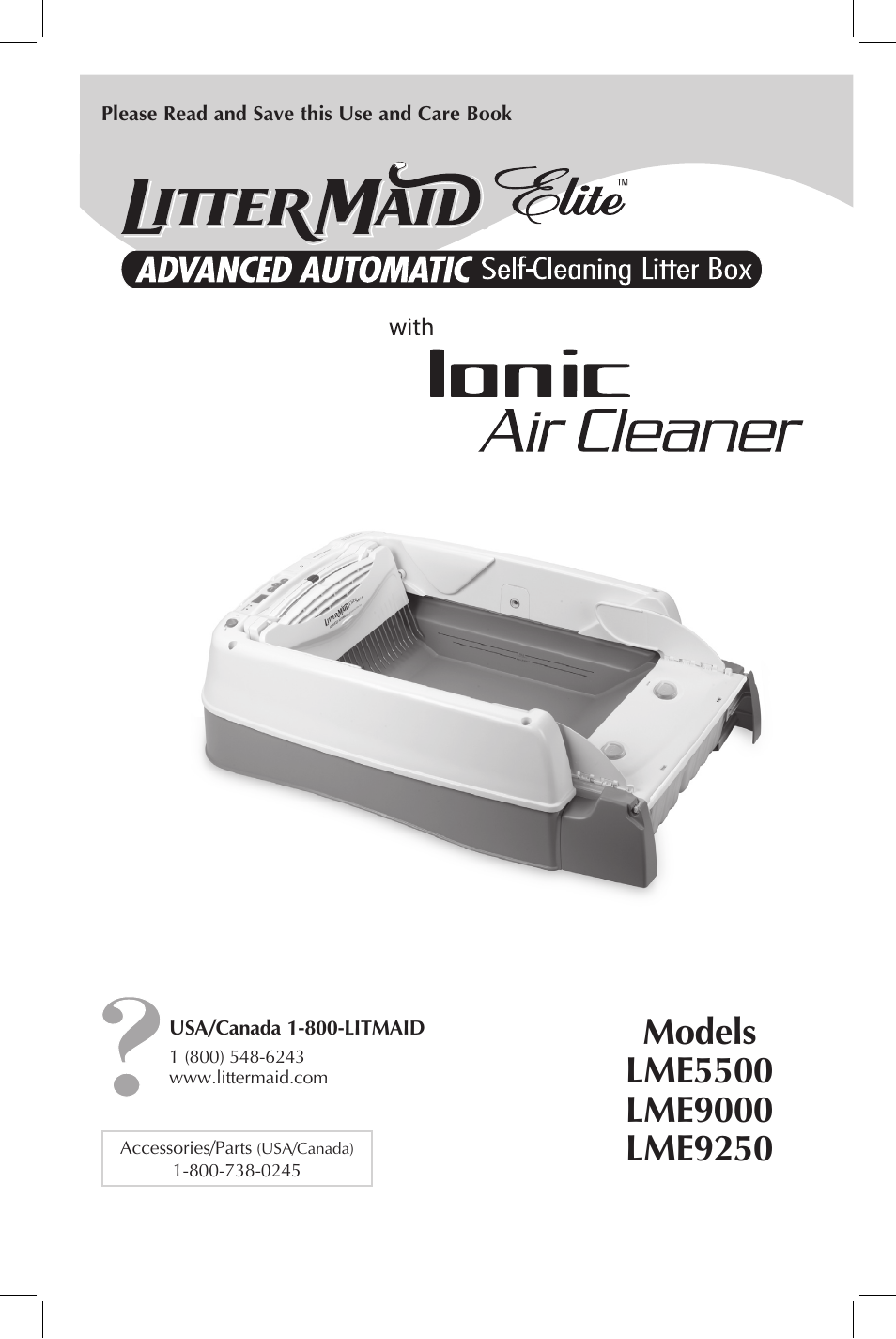 Applica LitterMaid Elite LME9000 User Manual | 13 pages