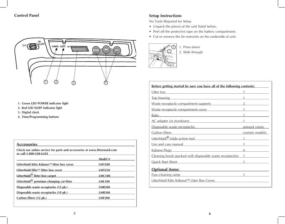Applica LitterMaid Elite LME9000 User Manual | Page 4 / 13
