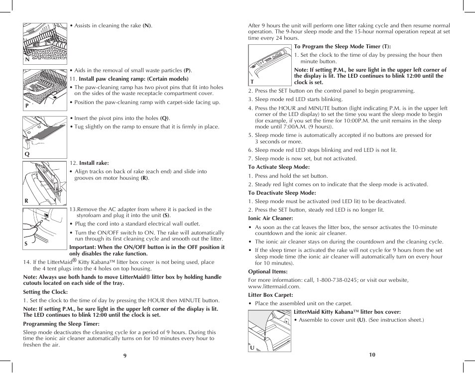 Applica LitterMaid Elite LME9000 User Manual | Page 6 / 13