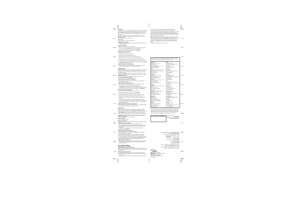 Applica VERMIN-X VX-206 User Manual | Page 2 / 2