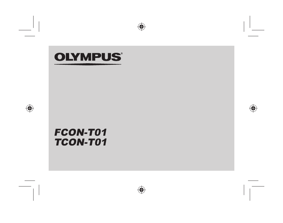Olympus FCONT01 User Manual | 44 pages