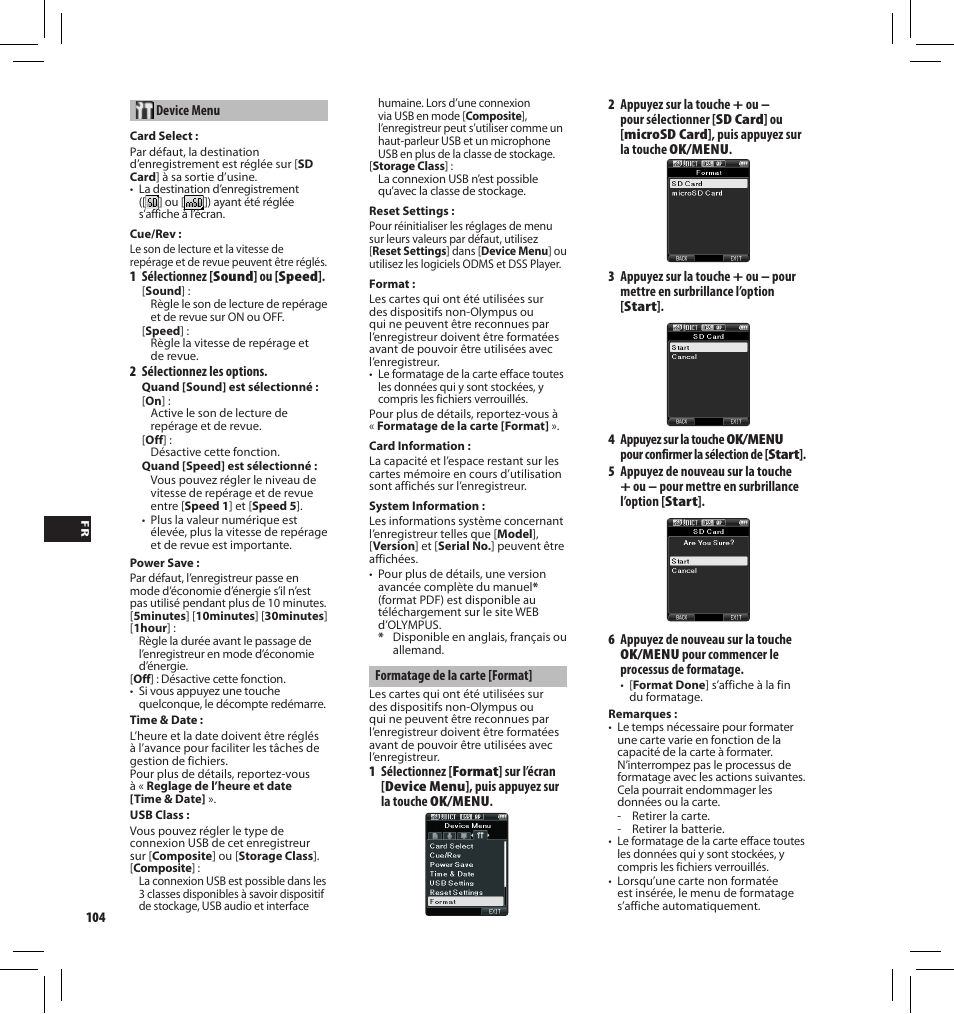 Olympus DS7000 User Manual | Page 104 / 184