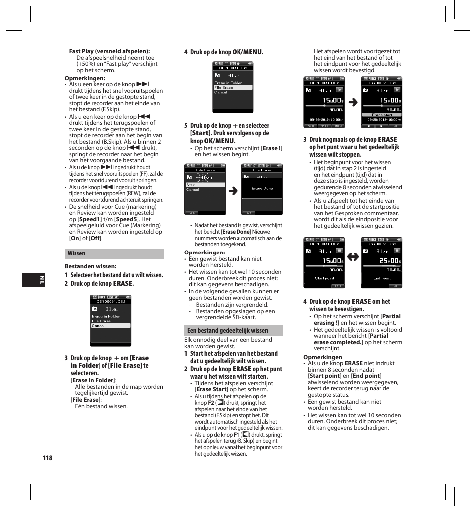 Olympus DS7000 User Manual | Page 118 / 184