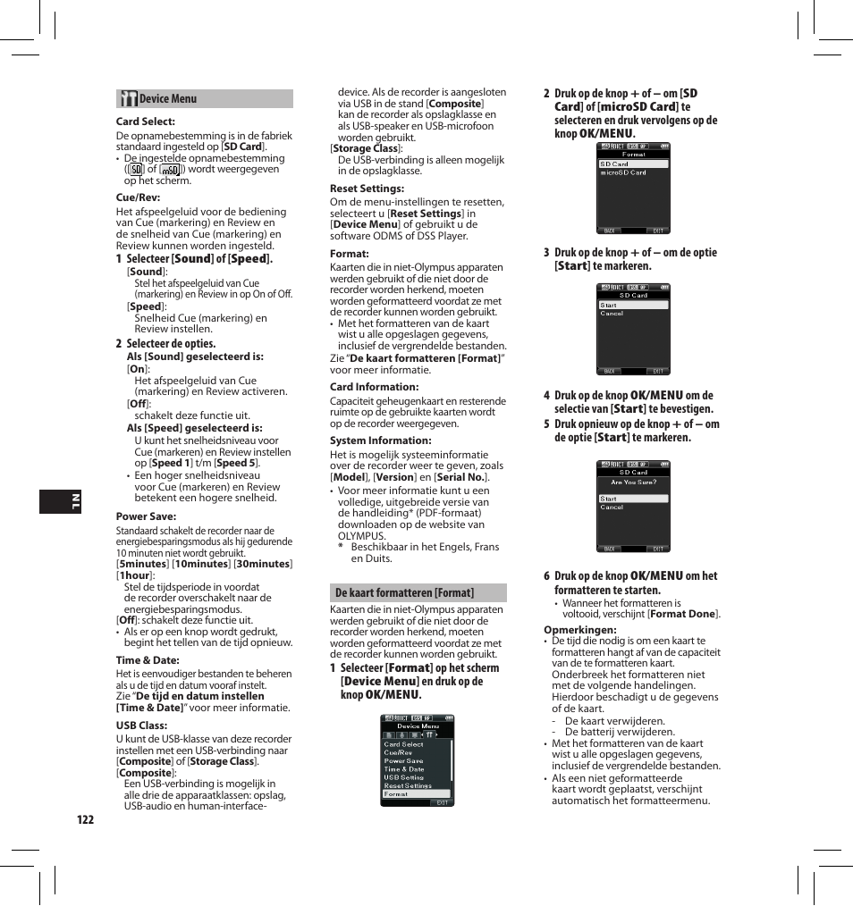 Olympus DS7000 User Manual | Page 122 / 184