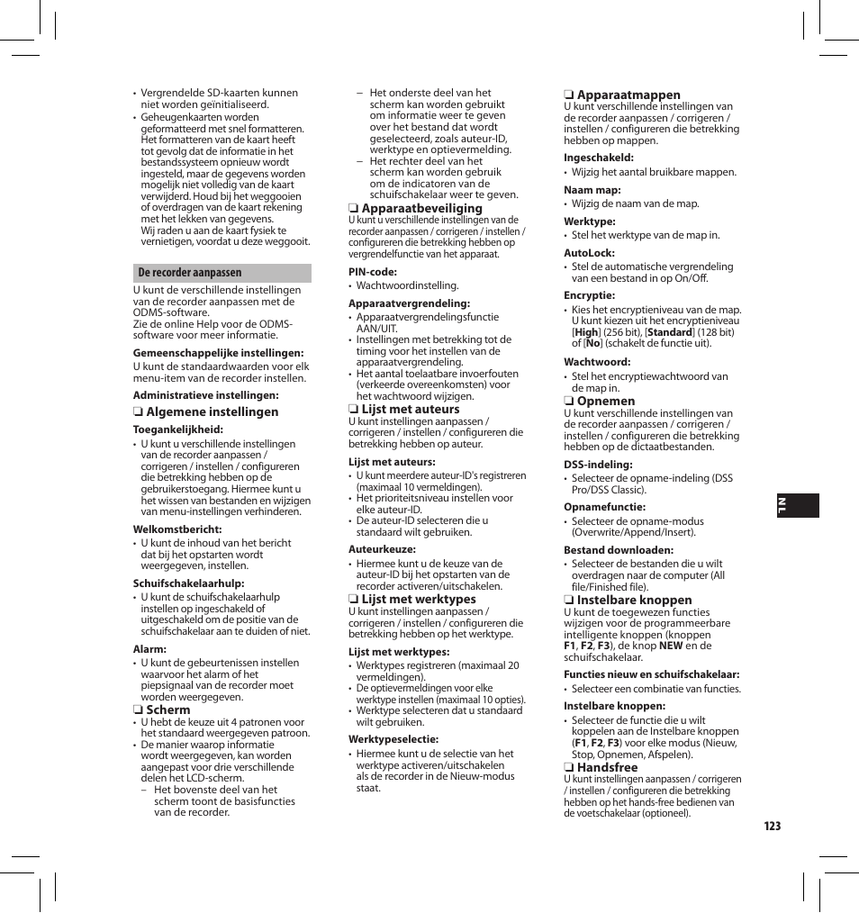 Olympus DS7000 User Manual | Page 123 / 184