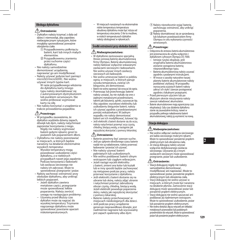 Olympus DS7000 User Manual | Page 129 / 184