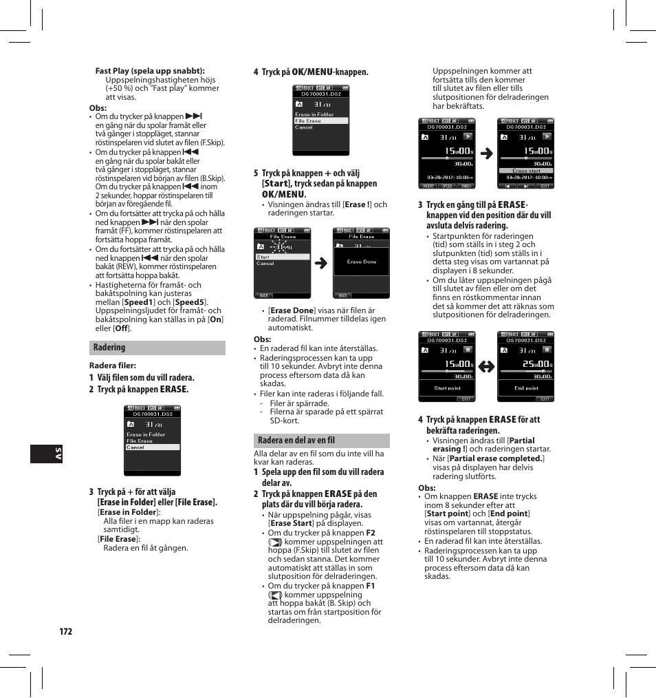 Olympus DS7000 User Manual | Page 172 / 184