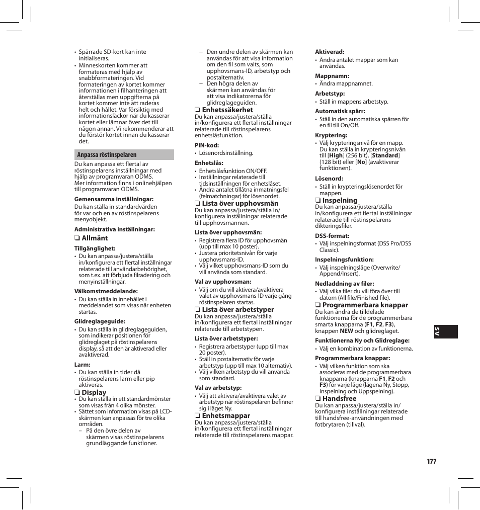 Olympus DS7000 User Manual | Page 177 / 184