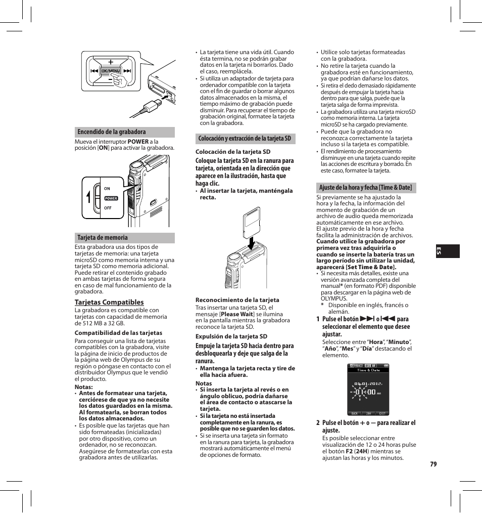 Olympus DS7000 User Manual | Page 79 / 184